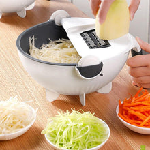 Sharp Bladed Multifunctional Vegetable Cutter With Drain Basket