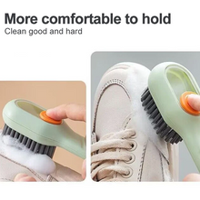 Long-Handle Soft Bristle Cleaning Brush Ideal for Shoes, Clothes, and Household Cleaning