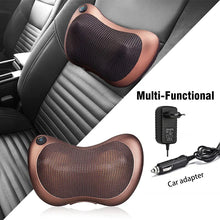 Head Massager Car Home Cervical Shiatsu Massage Neck Back Waist Body Electric Multifunctional Massage Pillow Cushion